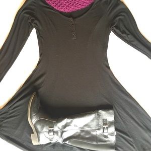 Black Long Sleeved Dress